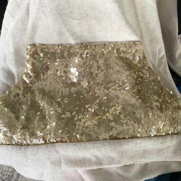 Nora Madison Designs Boutique Instagram 2pc Sequin Hoodie Faux Leather Pants - Picture 2 of 3